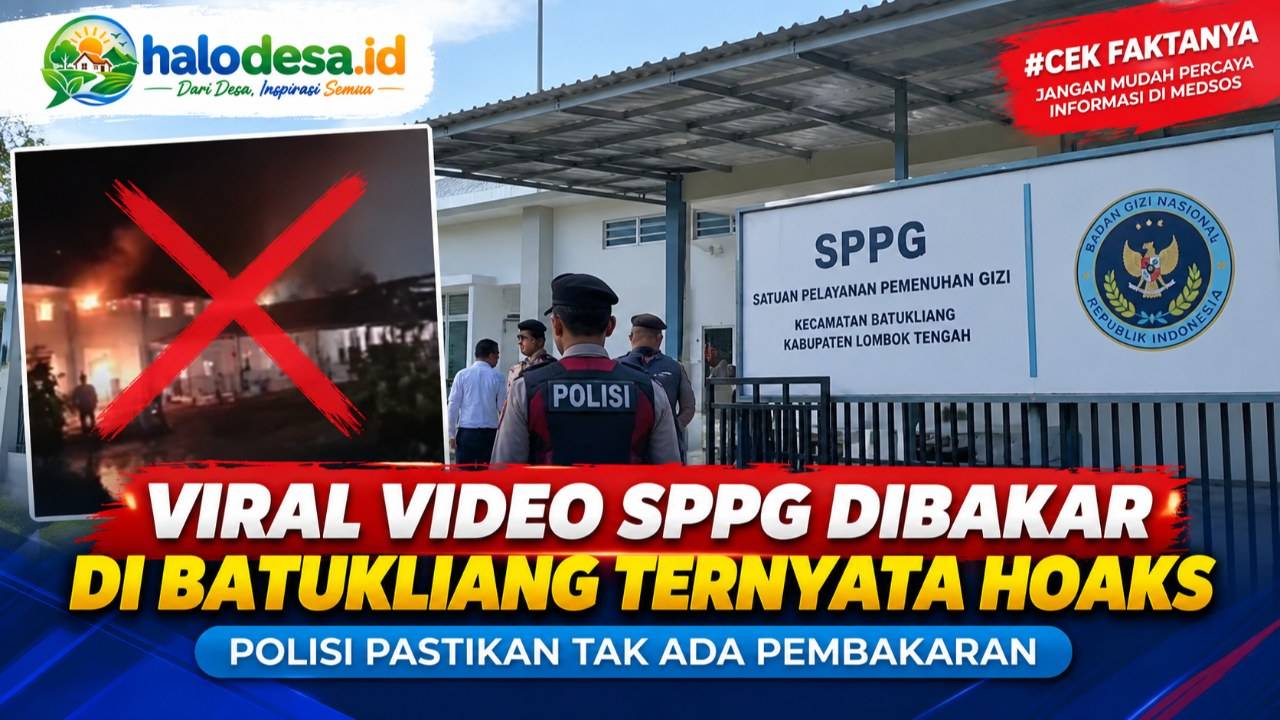 Gambar Video SPPG Dibakar di Batukliang Ternyata Hoaks, Polisi Pastikan Tak Ada Pembakaran