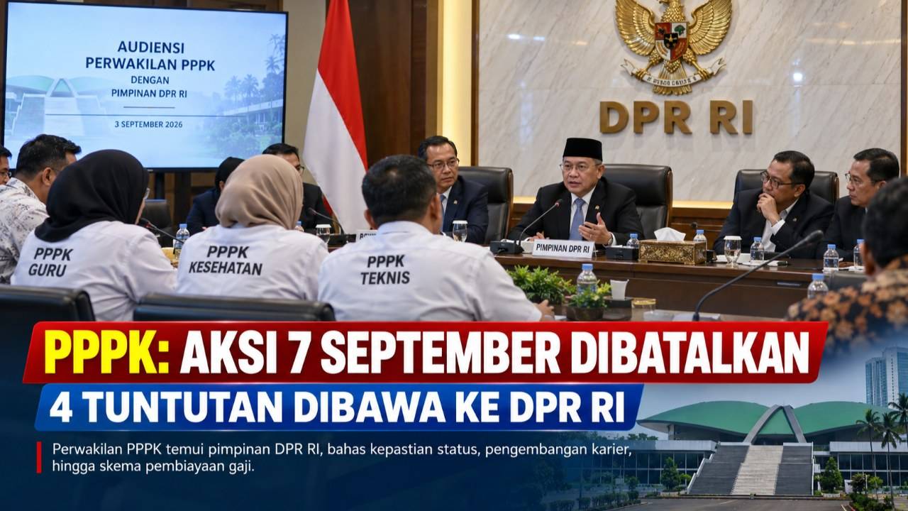 Gambar PPPK Kabar Terbaru: Aksi 10.000 ASN 7 September Dibatalkan, Empat Tuntutan Masuk Pembahasan DPR
