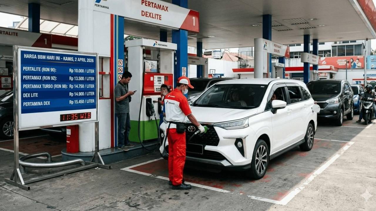Gambar Harga BBM Pertamina Hari Ini 28 Agustus 2026, Pertamax Rp15.950 per Liter