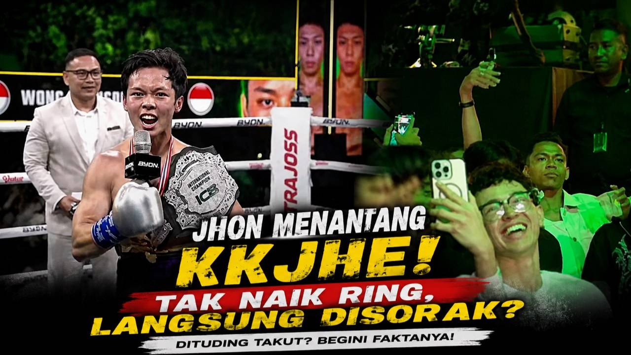 Gambar JHON CALL OUT KKJHE DI DEPAN RIBUAN PENONTON, TAK MAU NAIK RING MALAH TUAI TUDINGAN “TAKUT”
